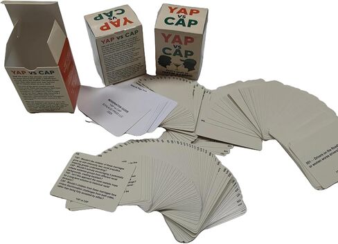 The Party Game of Yappin & Cappin - Fun Social Party Game for Gatherings with Bold Opinions and Wild Debates in Saudi Arabia