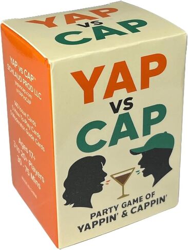 The Party Game of Yappin & Cappin - Fun Social Party Game for Gatherings with Bold Opinions and Wild Debates in Saudi Arabia