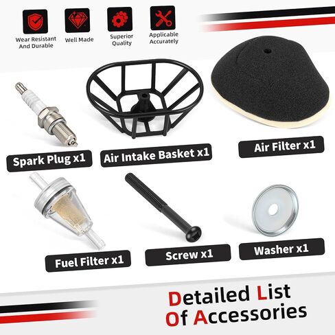 For Yamaha Grizzly Blaster 200 125 YFM125 YFS200 YFA-1 Air Filter + Holder w/Spark Plug 1988-2013 2XJ-14458-00-00 in Saudi Arabia