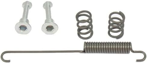 KarParts360 لكرايسلر فوييجر 2001 2002 2003 لقمة فرامل اضغط لأسفل مجموعة الربيع للسائق أو جانب الركاب | مع 2 دبابيس للأسفل | مع 1 زنبرك ضبط | مع 2 نوابض عودة | 4882571AB in Saudi Arabia