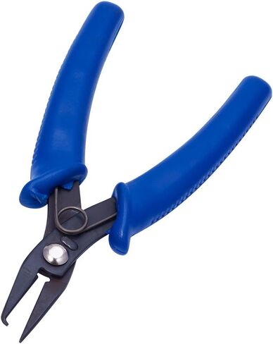 1Pc Carbon Steel Jewelry Plier Polishing 140mm Split Ring Opener Plier with Deep Blue Handle for Jewelry Crafts Making Repair Supplies in Saudi Arabia