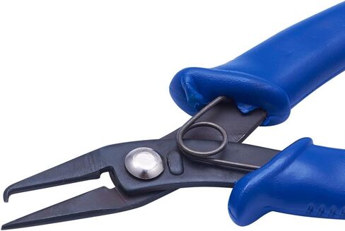 1Pc Carbon Steel Jewelry Plier Polishing 140mm Split Ring Opener Plier with Deep Blue Handle for Jewelry Crafts Making Repair Supplies in Saudi Arabia