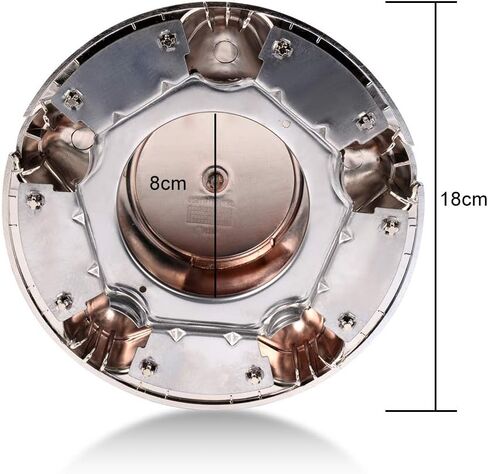 CHEDA One Piece 7" Compatible with Ford F150 Expedition Chrome Wheel Hub Cover Center Caps Durable 1997-2003 1998 1999 2000 2001 2002 2003 in Saudi Arabia