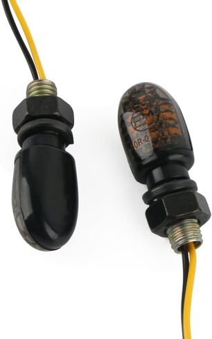 2 حزمة دراجة نارية بدوره إشارة LED ضوء وامض مؤشر العنبر العالمي - in Saudi Arabia