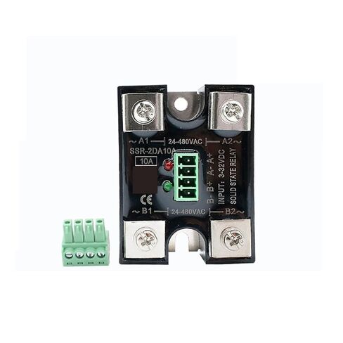 SSR-2DA10A 25A 40A Dc Control Ac Dual Control Dual/Single Output Control Single Phase Solid State Relay(Single Control 25A) in Saudi Arabia