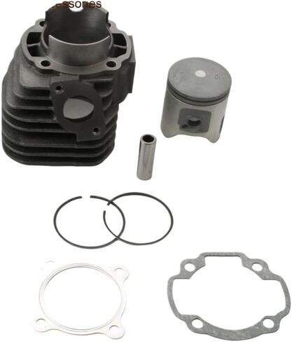 طقم أسطواني كبير مقاس 56 مم 128cc وعمود مرفقي للسباق لـ Bws 100 Aerox YW100 100cc متوافق مع موديلات Minarelli 2T in Saudi Arabia
