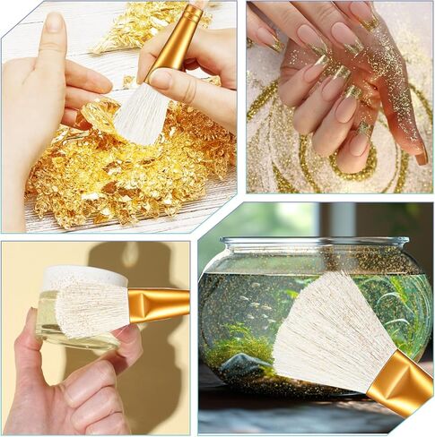 9 Pcs Mop Paint Brushes for Acrylic Painting Pottery Glazing Brushes Pottery Glaze Brushes Set with Wooden Handle Assorted Size Blending Brush for Acrylic Painting Glazing and Detailing in Saudi Arabia