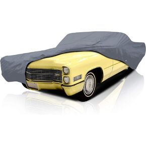 5 Layer Car Cover for Cadillac Calais 1965-1969 Sedan 4-Door Semi Custom Fit Full Coverage Heavy Duty All Weather Protection Breathable Dust Wind Shield in Saudi Arabia