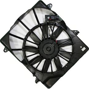 مجموعة مروحة المبرد والمكثف المزدوج تناسب دودج نيترو 2007 2008 2009 2010 2011 استبدال 68003974AB 1 X in Kuwait