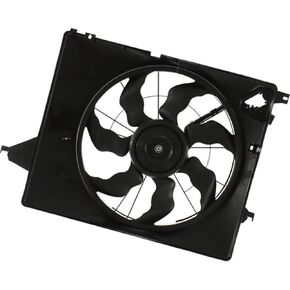Dual Radiator and Condenser Fan Assembly for Hyundai Santa Fe Sport 2013 2014 2015 2016 2017 2018 Replacement 25380B8800 1x in Kuwait