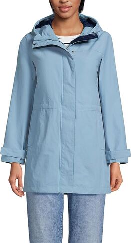 Lands' End Women's Squall Hooded Waterproof Raincoat in Kuwait