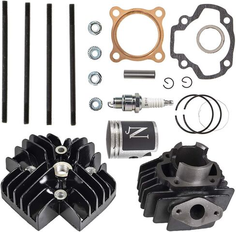 NICHE 50cc Engine Cylinder Head Namura Piston Gasket Top End Kit for Yamaha PW50 3L5-11311-01-00 95380-06600-00 in Saudi Arabia