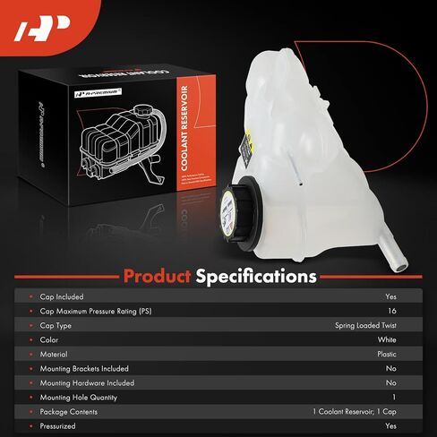 خزان خزان استرداد تدفق سائل تبريد المحرك الممتاز مع غطاء متوافق مع Ford Fusion 2010-2012 وLincoln MKZ 2011-2012 وMercury Milan 2010-2011 in Saudi Arabia