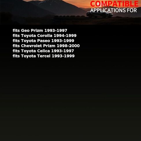 مفتاح مروحة تبريد المحرك يناسب تويوتا كورولا، سيليكا، باسيو 1993 1994 1995 1996 1997 1998 1999 يناسب شيفروليه بريزم 1998 1999 2000 يناسب جيو بريزم 1993 1994 1995 1996-1997 1 × in Saudi Arabia