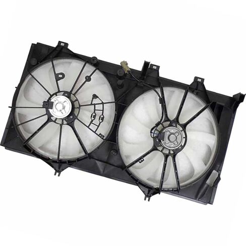 Dual Radiator and Condenser Fan Assembly for Toyota Camry 2012 2013 2014 2015 2016 2017 Replacement 163610V100, 163610V420, 163610V090 1x in Saudi Arabia
