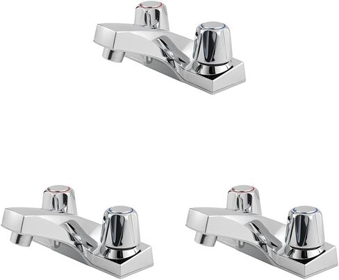 Pfister LG1435000 Pfirst Series 2-Handle 4 Inch Centerset Bathroom Faucet in Polished Chrome, Water-Efficiemt Model in Kuwait