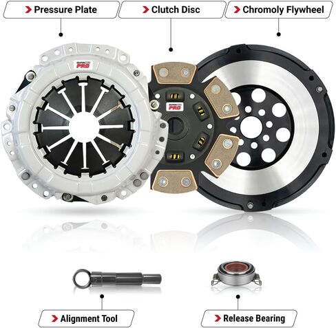 مجموعة قابض السباق CMP المرحلة 3 مع دولاب الموازنة Chromoly تناسب Toyota 2009-2013 Corolla Matrix؛ يناسب بونتياك 2009-2010 فايب 1.8L DOHC 4cyl 5 سرعات in Saudi Arabia