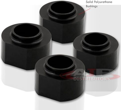 AJP Distributors 2" Front + 2" Rear Full Complete Coil Spacer Leveling Lift Kit Polyurethane Black Compatible/Replacement For Grand Cherokee ZJ 4WD 2WD 1993 1994 1995 1996 1997 1998 93 94 95 96 97 98 in Saudi Arabia