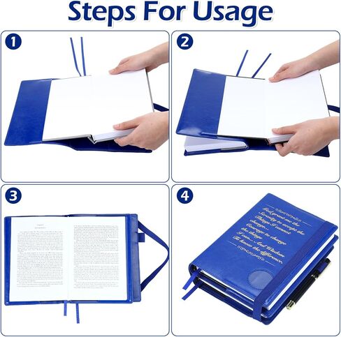 Double Alcoholics Anonymous AA Big Book Cover for 12 Steps & 12 Traditions Book Cover Double AA Book Cover with Medallion Holder Pen Clip Alcoholics Anonymous Gifts for Serenity Prayer, Black in Saudi Arabia