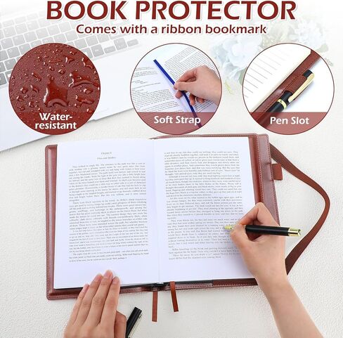 Double Alcoholics Anonymous AA Big Book Cover for 12 Steps & 12 Traditions Book Cover Double AA Book Cover with Medallion Holder Pen Clip Alcoholics Anonymous Gifts for Serenity Prayer, Black in Saudi Arabia