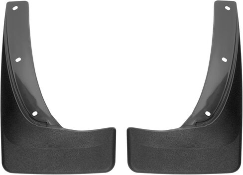 Weathertech Custom No Drill Splash Guard MudFlaps لسيارة Kia Telluride، الزوج الأمامي (110128)، أسود in Saudi Arabia