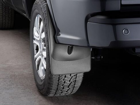 Weathertech Custom No Drill Splash Guard MudFlaps لفورد رينجر، زوج خلفي (120106)، أسود in Saudi Arabia