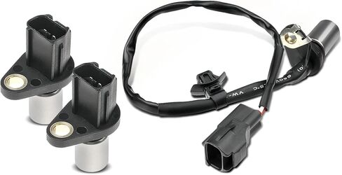 A-Premium 3-PC مستشعرات موضع عمود الحدبات للمحرك متوافقة مع Toyota Camry 2002-2011، RAV4 2004-2007، Corolla، Highlander، Matrix، Solara & Lexus HS250h & Pontiac Vibe & Scion tC، 2.4L in Saudi Arabia