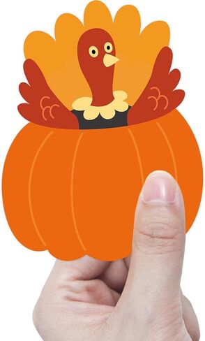 Fancy Land Turkey Cutouts 54 Pcs Fall Thanksgiving Decorations Holiday School Party Classroom Bulletin Board Decor in Saudi Arabia