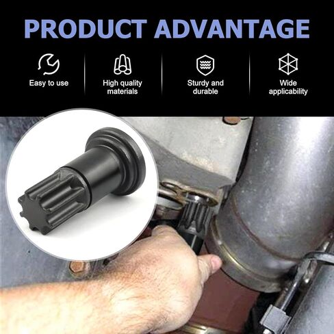 Cummins Engine Barring Rotating Tool, Compatible with Cummins Engine VE P7100 VP44 4BT 6BT Diesel, B/C Series Dodge Pickups 3.9L, 5.9L, 6.7L&8.3L Diesel, Replaces#3824591A, 5299073 and 7471A in Saudi Arabia