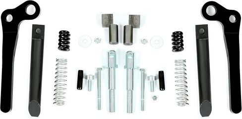 HECASA LH & RH Lever Kit Compatible with Bobcat Loader 751 753 763 773 7753 863 873 S130 S220 S250 S300 A220 A300 S100 S130 S150 S160 T110 Replacement for 6724776 6724775 Steel Black in Saudi Arabia