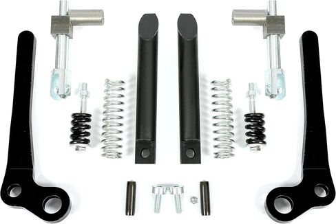 HECASA LH & RH Lever Kit Compatible with Bobcat Loader 751 753 763 773 7753 863 873 S130 S220 S250 S300 A220 A300 S100 S130 S150 S160 T110 Replacement for 6724776 6724775 Steel Black in Saudi Arabia