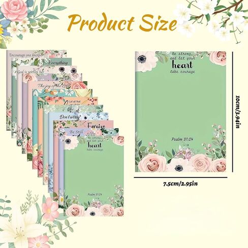 12 Books Mini Memo Pad Set - Adhesive Sticky Notes for Tasks, Shopping Lists, Messages | Cute Portable Notepads in Saudi Arabia
