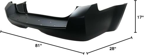 BUMPERS THAT DELIVER - Primered, Rear Bumper Cover Replacement Compatible with 2008-2012 Nissan Pathfinder 08-12, NI1100256 in Saudi Arabia