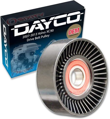 Dayco Drive Belt Tensioner Pulley compatible with Volvo XC90 3.2L L6 2007-2013 in Saudi Arabia