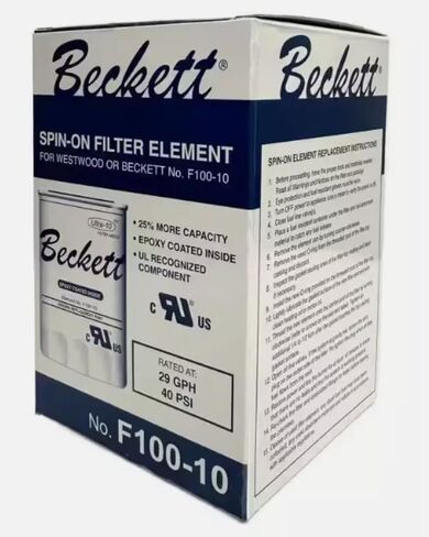 استبدال F100-10Westwood F100-10 تدور على فلتر الزيت تدور على العنصر مع حلقة "O" (إيبوكسي من الداخل، 10 ميكرون) in Saudi Arabia