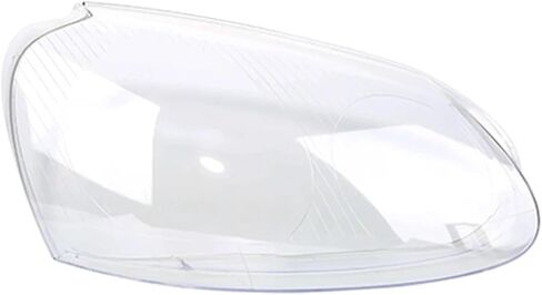 Car Front Headlight Lens Covers Compatible For Golf 5 MK 5 2005 2009 Transparent Housing Front Headlights Lens Shell Glass Lampcover(1pair) in Saudi Arabia