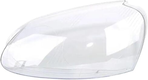 Car Front Headlight Lens Covers Compatible For Golf 5 MK 5 2005 2009 Transparent Housing Front Headlights Lens Shell Glass Lampcover(1pair) in Saudi Arabia