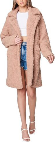 [BLANKNYC] womens Luxury Clothing Sherpa Jacket, Comfortable & Stylish Coat in Saudi Arabia