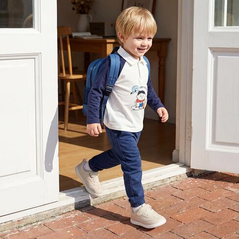 STQ Toddler Girls Boys Wide Toe Barefoot Shoes Kids Walking Tennis Comfort Sneakers Lightweight Breathable Gym Shoe in Kuwait