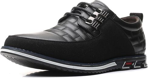 Recyphi Men’s Oxford Derby Orthopedic Leather Shoes Formal Luxury Business Dress Shoes Lace-up Walking Driving Loafers Dress Sneakers in Kuwait