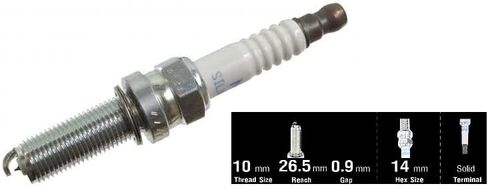 2 Pack NGK Iridium SILMAR8A9S 90992 Spark Plugs in Saudi Arabia