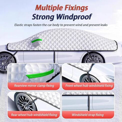 Car Windshield Cover for BMW X1 X2 X3 X4 X5 X6 X7 SUVs, Automotive Windshield Snow Covers with Side Window & Rearview Mirror Protector, Windshield Cover for Ice and Snow,B SUV in Saudi Arabia