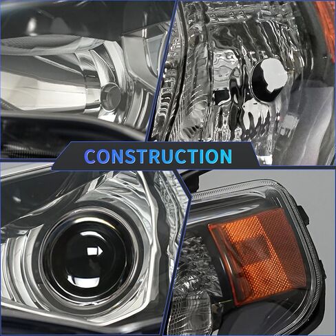 مجموعة المصابيح الأمامية القديمة متوافقة مع Toyota 4runner SUV 2014-2020، استبدال المصابيح الأمامية الهالوجين من مصنع OE، جانب السائق، TO2518150 8117035570، 8117035571 in Saudi Arabia