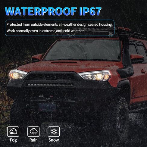 مجموعة المصابيح الأمامية القديمة متوافقة مع Toyota 4runner SUV 2014-2020، استبدال المصابيح الأمامية الهالوجين من مصنع OE، جانب السائق، TO2518150 8117035570، 8117035571 in Saudi Arabia