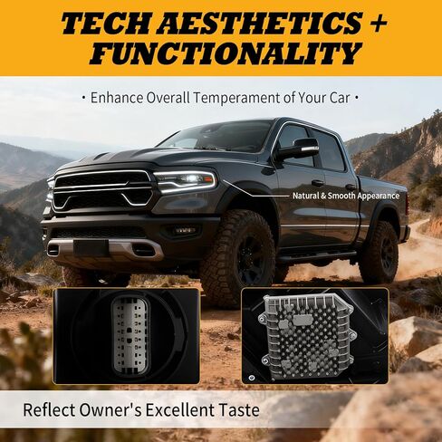 مجموعة المصابيح الأمامية للركاب متوافقة مع Ram 1500 Laramie/Rebel 2019-2024 w/DRL المصابيح الأمامية اليمنى 68533272AB in Kuwait