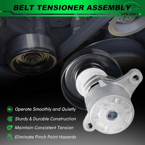 38156 مجموعة شداد الحزام مع بكرة لـ: -Chevy Tracker 1999-2003 لـ: -Suzuki Aerio 2002-2007 Esteem 1999-2002، Sidekick 1996-1998، Vitara 1999-2003 1.8L 2.0L 2.3L OE# 1754077E00 in Saudi Arabia