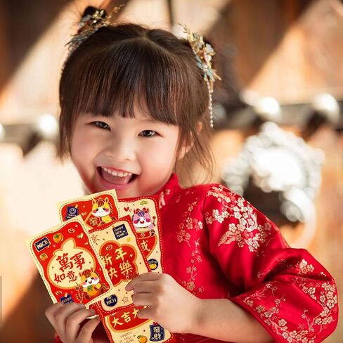 12 قطعة 2026 مظاريف حمراء لطيفة للسنة الصينية الجديدة، مظاريف ثلاثية الأبعاد لسنوات الحصان الحمراء مظروف السنة القمرية الجديدة هونغ باو لمهرجان الربيع، سعادة النجاح في سنوات الحصان in Kuwait