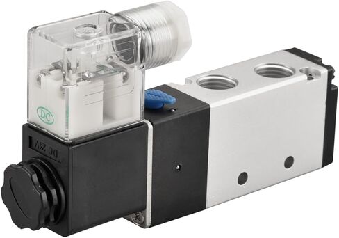 صمام الملف اللولبي الهوائي الكهربائي 4V210-08 220VAC 6.0VA PT1 / 4 5 Way 2 Position CE in Kuwait