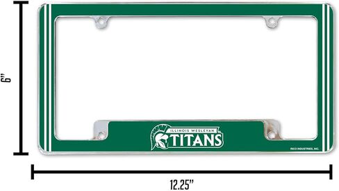 Rico Industries NCAA Idaho State Bengals Primary 12" x 6" Chrome All Over Automotive License Plate Frame for Car/Truck/SUV in Saudi Arabia