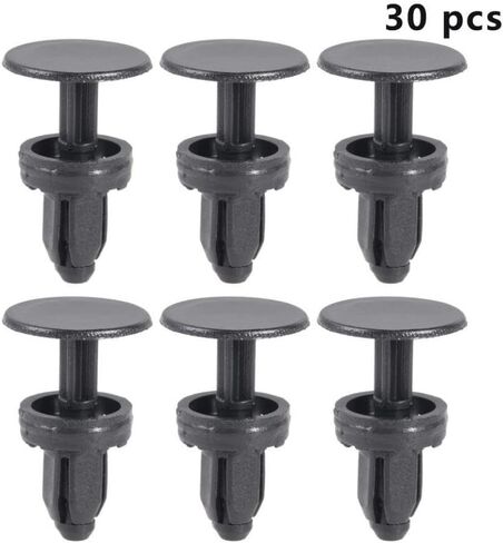 30 Pieces Push Type Retainer Fasteners For Civic Del Sol Compatible With 91508-SR3-000 91508SR3000 Auto Cowl Panel Clips in Saudi Arabia